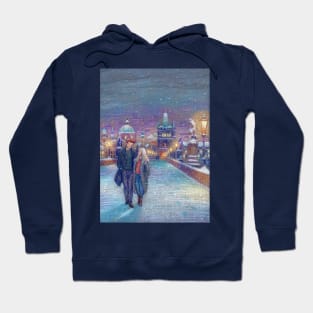 Prague on Christmas Hoodie